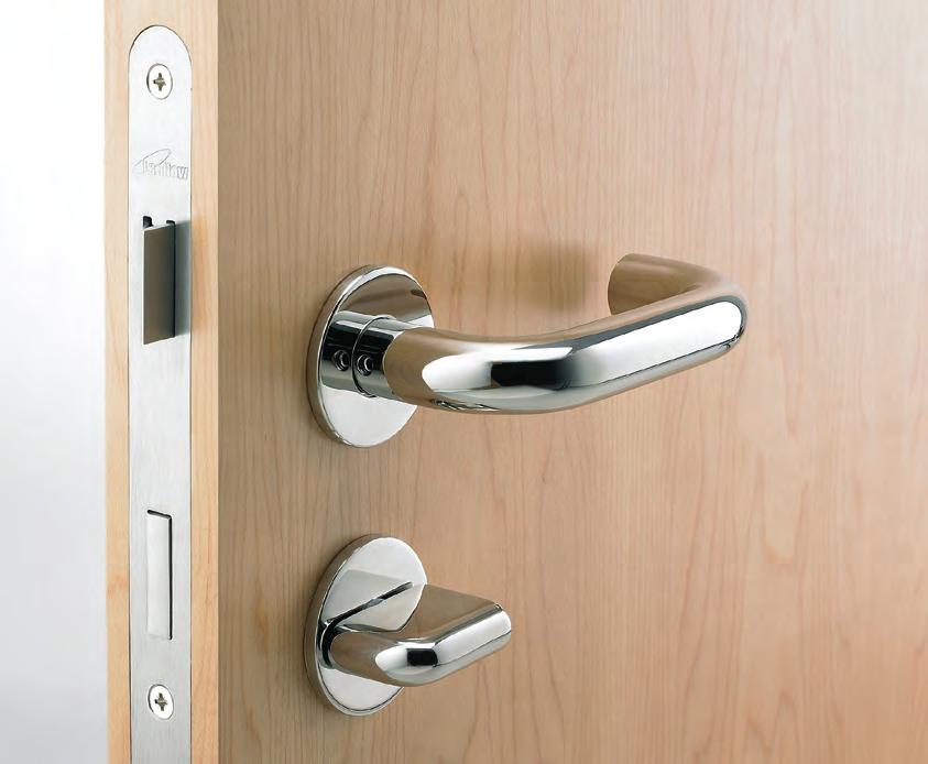 ORBIS COMMERCIAL LEVER FURNITURE The essence of the Orbis Commercial range is a series of timeless round bar lever handles which are supplied prefixed to the rose mounting.