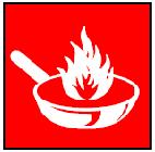 DRY POWDER Fires involving Cooking liquids Use a FIRE BLANKET DO NOT use water
