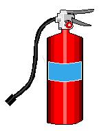 with a sweeping motion, move across the area of the fire. If the flames are inside the equipment, direct the discharge horn through any opening in the casing.