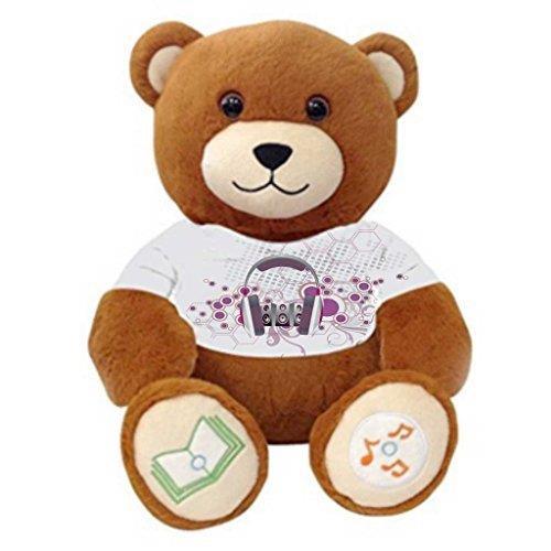 Stuffed animal stress reduction and bluetooth speaker Read stories Hear music Podcasts