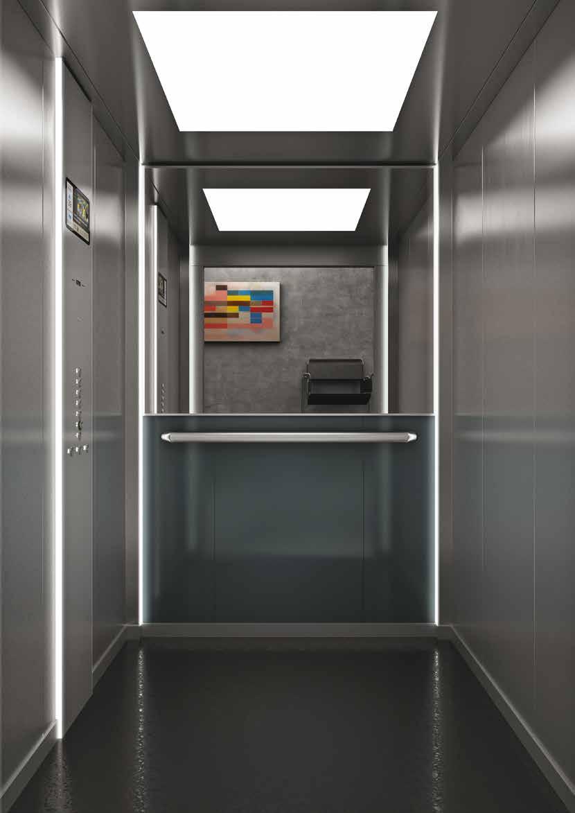 Modern Ambiance Bauhaus Inspiration Marble & Dark Grey Panels
