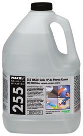 SOLUTION STATION CONCENTRATES 255 WAXIE-Green HP All Purpose Cleaner ECOLOGO CCD-146/UL 2759 Certified, CACC Certified A recent innovation in cleaning and deodorizing that utilizes Hydrogen Peroxide