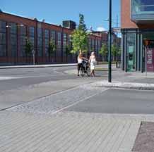 Keeping traffic speeds low has the following advantages: Footway build-outs can be an effective means of speed reduction on existing streets Enhanced safety for all road users Deterrence of excessive