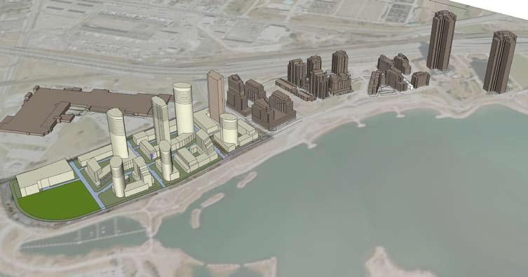 The Humber Bay Shores FOUR 3D view of the
