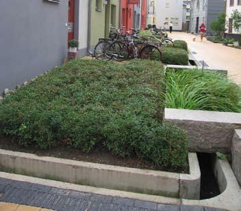 setbacks and material change. Transition treatments including landscape screening for residential buildings should be designed in accordance with the Section 4.3.1 Streets and Street Hierarchy.