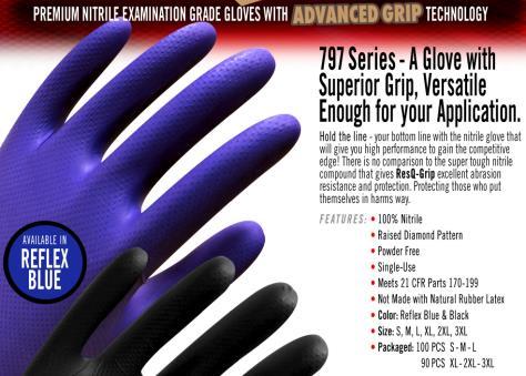 You r representative can provide samples of any glove and can work with you to provide the best glove for your needs at the best price for the
