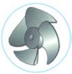 Superior air distribution performance : Three fan speeds with external static pressure up to 0 ~ 00 Pa as per the model to satisfy air flow and static pressure requirements to suit various