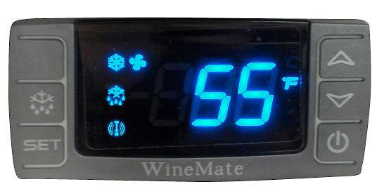 Temperature and Humidity 1. The controller 1) Keys Fig. 2 TEMPERATURE CONTROLLER SET: To display set-point; in programming mode it selects a parameter or confirms an operation.