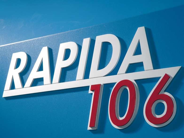 People & Print KBA RAPIDA 106 is manufactured by Koenig & Bauer AG, which reserves the right to carry out modifications without prior notice.