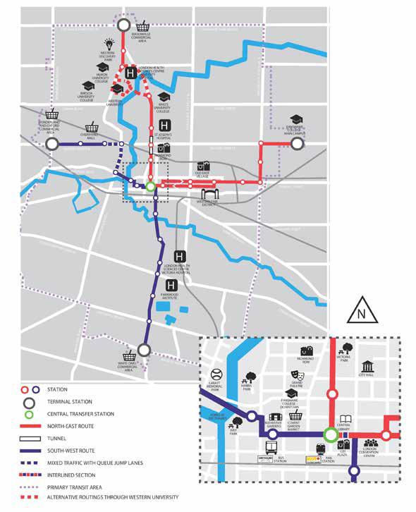 Bus Rapid Transit The City and the university have continued to work towards finding a solution to ensure that existing bus transit and the proposed BRT provide convenient service to campus while