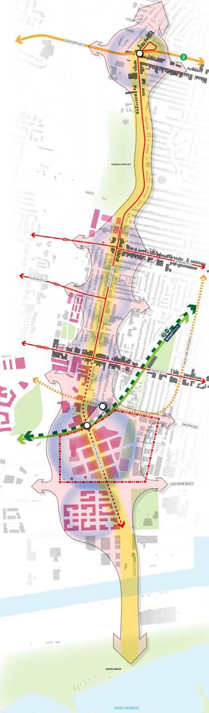 EAST HARBOUR MASTER PLAN THE BROADVIEW CORRIDOR As an increasingly important transit