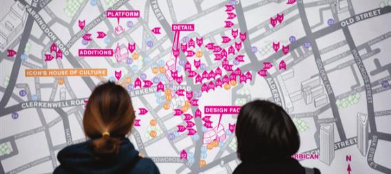 events, exhibitions and special installations that take place across Clerkenwell.