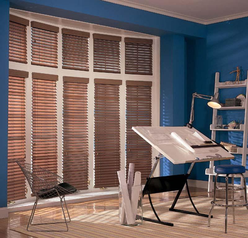beautiful. Wood blinds offer you a classic look.