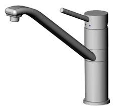 The undersink appliances must be mounted in upright positions as shown in the diagrams.