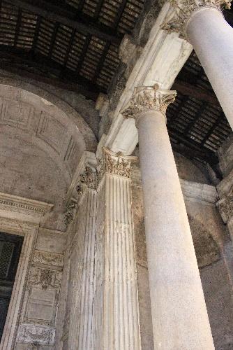 The columns were formed from a single piece