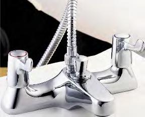 LEVER ACTION MONO BASIN MIXER WITH POP UP WASTE LEVER ACTION 6" LEVER HANDLE OPTION LEVER ACTION BIB TAP All spec codes come complete with metal back nuts.