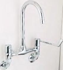 of lever with maximum temperature adjustment Operates under unequal pressure Includes spray feature to reduce water wastage Sold as a single mixer tap Product
