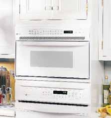 Performance Series 30" or 27" Convection Microwave Wall Oven JEB1095SB Stainless steel Convection Cooking Combination Roast (probe) Combination Cooking JEB1095WB White on white (not shown)