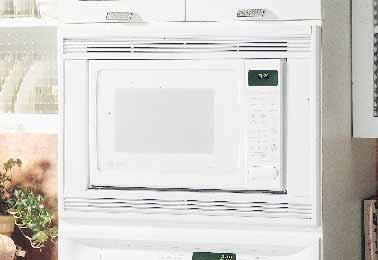 Profile Performance Series Convection/Microwave Countertop JE1390WA White on white Model shown with trim kit** The SmartRack provides two levels of convection cooking.