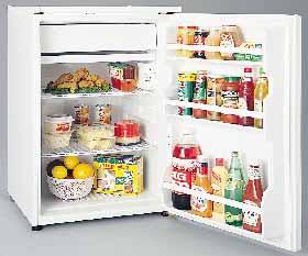 Top-Freezer Manual Defrost Refrigerator Wire Everwhite Shelves minimize shuffling and restacking of food.