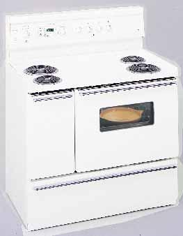 Free-Standing QuickClean Electric Range JBS03BC White or Almond Largest* Oven in America Super large 5.0 cu. ft.