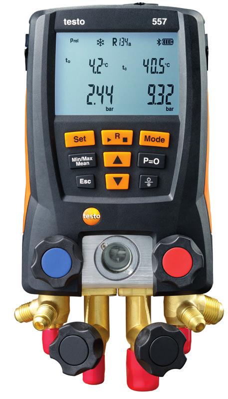 Including efficiency App: testo 550 and testo 557. With App and Bluetooth, you simply measure more conveniently and efficiently.