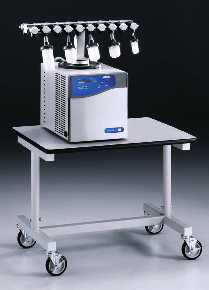 FreeZone Plus 2.5 Liter Cascade Benchtop Freeze Dry Systems SPECIFICATIONS All models feature: Upright stainless steel collector coil capable of removing 2.2 liters of water in 24 hours and holding 2.