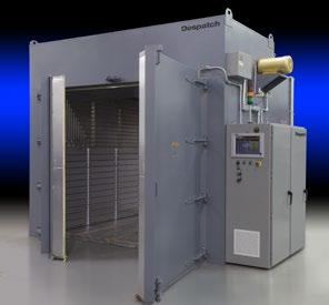 Production Ovens Continued COMPOSITE CURING SYSTEMS Despatch has a long history of working with the world s top aerospace companies to provide custom thermal processing solutions.