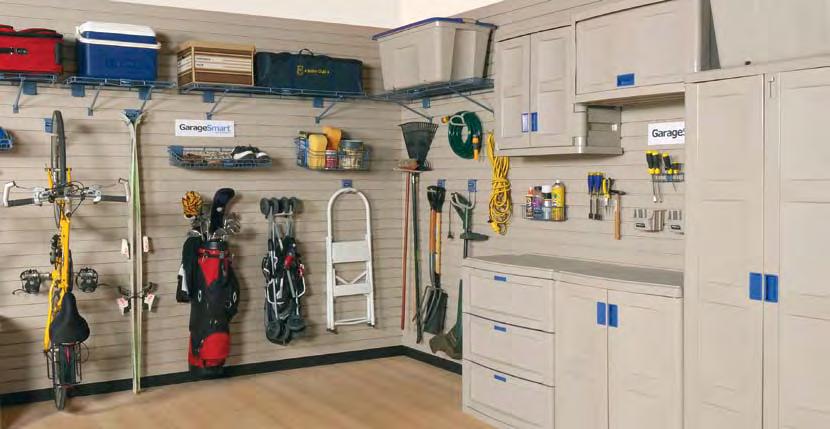 Product Catalogue GarageSmart storage solutions can be tailored by you to organise your garage and