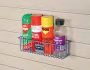 Stores small household or maintenance items