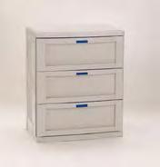 92cm H (excluding shelves) C3600 3 Draw Cabinet A secure and