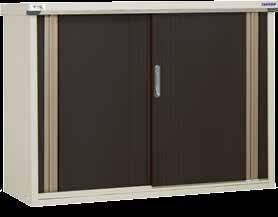 The smooth-running sliding door is available in cream white and black, the corpus is cream white.