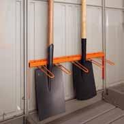 The equipment hooks as well as shelves provide additional storage space and are available as optional accessories.