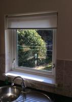 New Windows One white PVC window which opens with