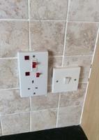 and single plug socket together and two double