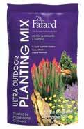 0 CF (48/pallet) Fafard Ultra Outdoor Planting Mix Rich in organic matter, this high-quality planting mix has been formulated for garden and landscape planting It contains Canadian Sphagnum peat moss
