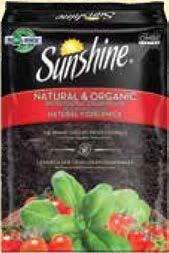 2 CF (50/pallet) Canadian Sphagnum peat moss, perlite, dolomite lime and organic  Sunshine Container Potting Mix A premium Canadian Sphagnum peat-based potting mix with an added water-holding polymer