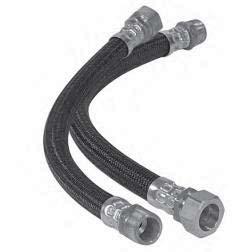 CONNECTORS FLEXIBLE POLYMER BRAIDED WATER HEATER