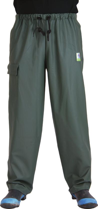 Green Size: XS to XXXL Aqua-Dairy bib trousers Material: 2-layer fabric,