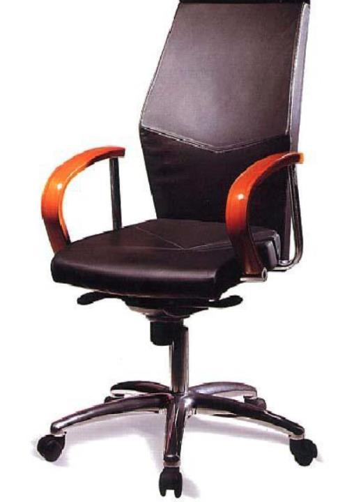 QTY 10 QTY 1 (2)DENMARK Standard Back Executive Chair in Black Leather,