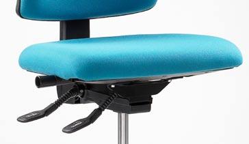safety reasons, but may also be specified on desk-height chairs. Available on G1.