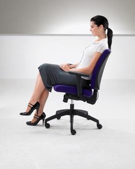 Backrest angle Tilt tension Seat height Synchro float/lock Forwards tilt enable/disable Standards All our working chair mechanisms and columns have been tested to BS 5459-2:2000, for use by persons