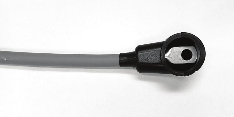 Adhesive will flow from the heat shrink tubing when properly heated, creating a strong weatherproof seal.