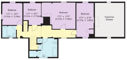 (2,453 sq.ft.) Barn: 76.7 sq.m.