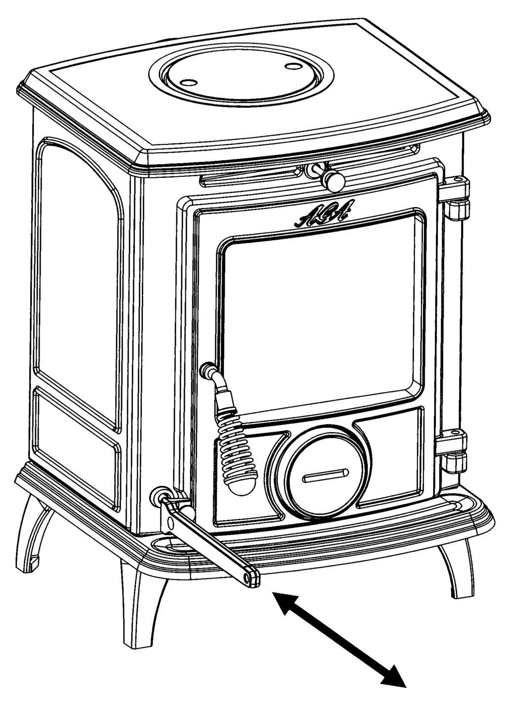 Fig.10 DISPOSAL OF ASH Ashes should be placed in a metal container with a tight fitting lid.