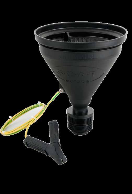 629 S 50 Safety funnel PE-HD, electrically conductive (black) 117 624 S 51