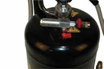 Transparent Recovery Bowl (Only found on the JDI-20EV-B model) The 2-gallon transparent bowl gives the operator the option to check quantity and quality of oil prior to discharging it