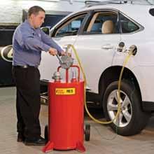 F U E L C H I E F Safe Fuel Handling Frequently, service procedures require the fuel tank to be removed or drained in order to replace the fuel pump, service the fuel pump, replace the tank because