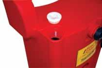 Center Baffle A center baffle provides added strength and prevents sloshing of