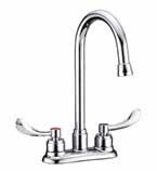 1290125 Polished Chrome 2 Handle LESS Spray XD146-CP Two Handle Bar Faucet.